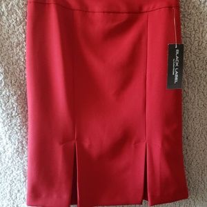 Red Pencil Skirt